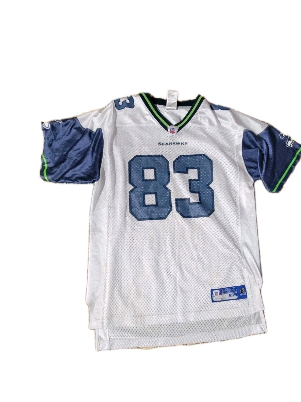 Boys XL  Reebok Seattle Seahawks Jersey #83 Deion Branch Vintage